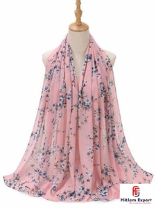 Luxury Printed Long <b>Scarf</b> Soft Fabric Head <b>Scarf</b> White Label Low MOQ Custom Branding OEM ODM Textile Manufacturer Bali Custom - Product Image 1