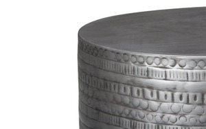Metal Muse Terra <b>Table</b> Modern Minimalist Metal Coffee <b>Table</b> With Round Top For Living Room Furniture - Product Image 3