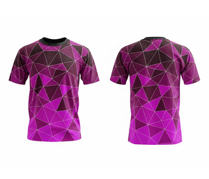 เสื้อยืดซับลิเมชั่น เทคโนโลยีผ้าขั้นสูง ชุดกีฬา |   ไซส์ผู้ชาย ผู้หญิง และเยาวชน |   ชุดกีฬาฝึกซ้อมน้ำหนักเบา แห้งเร็ว - Product Image 6
