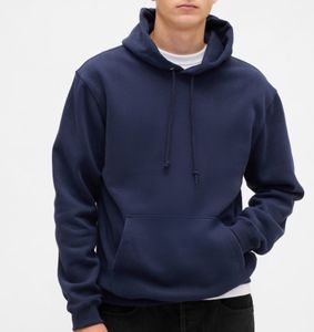 Sweat-shirts à capuche pour hommes en polaire de haute qualité, vêtements de sport athlétiques pour la gym, manches longues, coupe ajustée, couleurs unies - Product Image 1