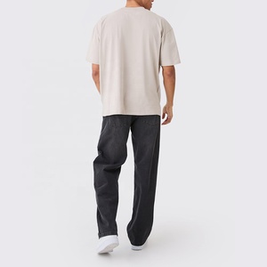 Nueva Camiseta de Gran Tamaño para Hombre, Personalizada con Logotipo Frontal, de Algodón y Poliéster Transpirable, de Alta Calidad - Product Image 3