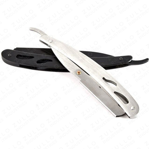 Professional Stainless Steel Straight Barber <b>Razor</b> Folding Wooden Handle Shaving Tool OEM Manufacturer - Product Image 5
