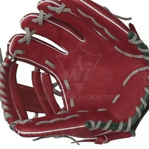 Guantes de béisbol de malla transpirable y cuero, ajustables para jóvenes y adultos, ideales para partidos de béisbol al aire libre. - Product Image 5