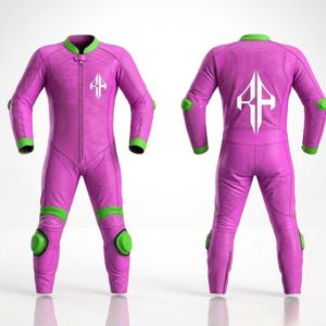 ชุดหนังมอเตอร์ไซค์ผู้ชาย ดีไซน์คุณภาพพรีเมียม สไตล์ล่าสุด ชุดแข่งหนังแท้สำหรับฤดูหนาว รับสั่งตัดตามแบบ - Product Image 1