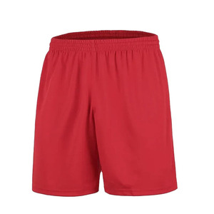 OEM ODM Custom Wholesale Red Solid <b>Lace</b> Sports Shorts Quick Dry Breathable Summer Gym Fitness Shorts 100% Polyester for Men - Product Image 1