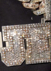 Best Selling Custom <b>Initial</b> Pendant <b>Necklace</b> Handcrafted Unique Letter Jewelry Her Moissanite 925 <b>Silver</b> Gold Plated Hip Hop - Product Image 3