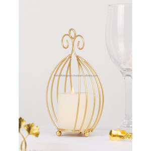 Vente chaude Conception Table Top Géométrique Bougeoir En Métal Fabricant Personnalisé Unique Table Centre De Table Bougeoir En Métal - Product Image 1