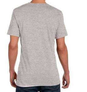 T-shirt en toile basique pour homme, style streetwear, 100% coton, doux, respirant, col rond, décontracté, été, logo personnalisé disponible - Product Image 6