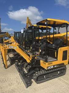 Mini-excavatrice JCB, pelle compacte sur chenilles, équipement de construction pour l'agriculture et l'aménagement paysager, zéro émission - Product Image 4