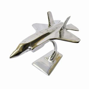 Modèle d'avion de chasse F-35B en métal moulé avec base, objet de collection artistique, modèle d'avion décoratif fait main à l'échelle, prix de gros - Product Image 1