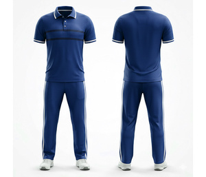 Custom <b>Cricket</b> Apparel Manufacturer for International Buyers | Men Women Youth <b>Cricket</b> Wears Polo Shirt and Trouser Full Team - Product Image 1