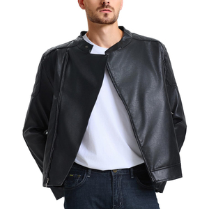 Chaqueta de Cuero para Hombre con Material de Alto Rendimiento para Uso en Exteriores y Viajes - Product Image 1