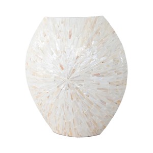 Jarrón de Nácar Estilo Costero Hecho a Mano, Adorno Decorativo de Vietnam - Product Image 2