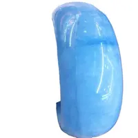 Brazalete de Aguamarina Natural de piedra preciosa azul, joyería de cristal de cuarzo, color sólido, 52-64mm