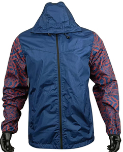 Chaqueta Cortavientos de Alta Calidad para Hombre, Diseño Personalizado al por Mayor, con Línea Roja - Product Image 1
