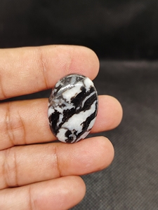 Wholesale Zebra Jasper Loose Gemstones Cabochons Hand Polished Flat Backs for Jewelry Making - Product Image 4