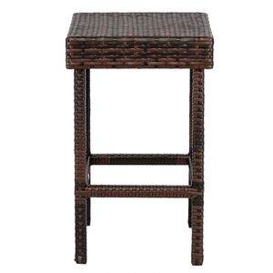 Set di 4 Sedie da Bar Comode in Metallo con Design Moderno e Gradiente Marrone per Cucina, Casa, Hotel, Bar, Soggiorno, Sala da Pranzo, Camera da Letto, Palestra - Product Image 4