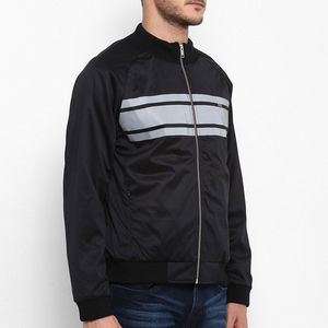 OEM New Design Men's Bomber <b>Jackets</b> High Quality Polyester Fabric Rib Neck Full Sleeve Lightweight Bomber <b>Jackets</b> For Winter Use - Product Image 3