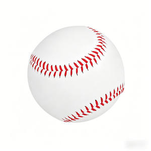 Pelota de Entrenamiento de Béisbol Clásica KATBROS INDUSTRIES, para Diestros, Costuras Rojas, Cuero Resistente, 9 Pulgadas, Estilo Estándar, Diseño Sólido - Product Image 2