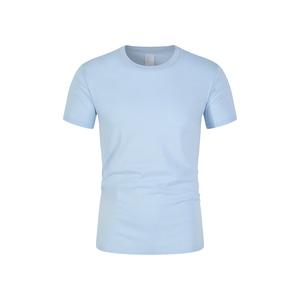 T-shirt noir 100 % coton pour homme, col rond, qualité supérieure, grande taille, respirant, style décontracté streetwear, design personnalisé, vente en gros, Europe - Product Image 4