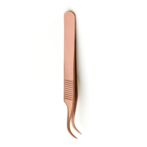 Pince à épiler de précision en acier inoxydable pour extensions de cils, outil d'application de cils à pointe fine pour salon de beauté professionnel - Product Image 4