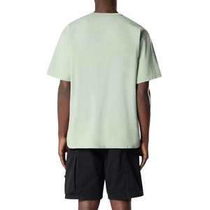 Camiseta de hombre con bolsillo, informal, de algodón, holgada, de manga corta, estilo urbano, básica y a la moda. - Product Image 2