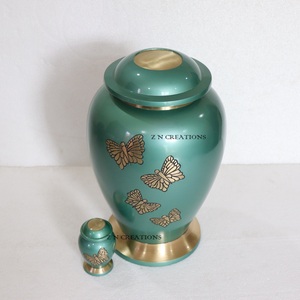 Urnas de Cremación de Latón de Primera Calidad, Grabadas a Mano, para Cenizas Humanas, Urna de Latón Personalizada, Urnas de Latón Hechas a Mano para Cenizas de Adultos, Venta al por Mayor - Product Image 4