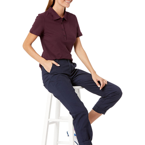 Camisetas Polo Personalizadas para Mujer, Chaleco Deportivo de Manga Corta para Dama, Alta Elasticidad, para Gimnasio, Fitness, Entrenamiento, Deporte y Oficina - Product Image 4