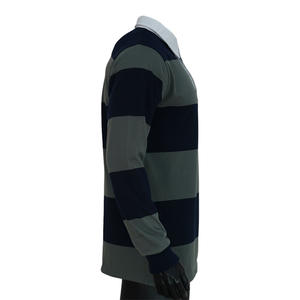 Maillot de rugby à manches courtes 100 % coton, sur mesure, avec couleur personnalisée, pour joueurs de rugby unisexes, vente en gros - Product Image 3