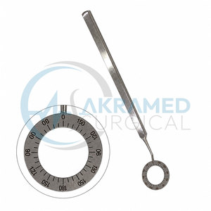 Henderson 4 Notch Degree <b>Gauge</b> Alignment <b>Marker</b> Ophthalmic Surgical Instrument Stainless Steel CE Certified Class I - Product Image 4