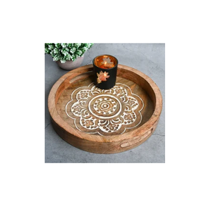 Bandeja de madera y nácar para regalos personales y presentación elegante, bandeja decorativa, últimas piezas, bandeja para chocolates - Product Image 4