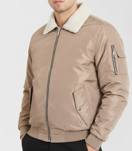 Rapid Sports Men's Winter Bomber <b>Jacket</b>-Lightweight Satin Silk Shell Windproof Eco-Friendly <b>Zipper</b> Closure Casual Outerwear - Product Image 1