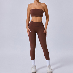 Ensemble d'entraînement pour femmes, soutien-gorge de sport et leggings de compression pour le fitness, le yoga, la gym, la course et l'exercice - Product Image 3