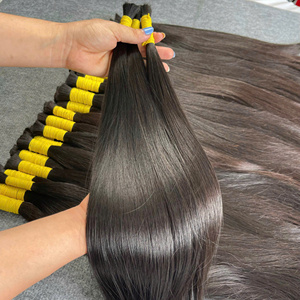 <b>Top</b> Quality Real Raw Unprocessed Vietnamese Human Hair Bundles One Donor Natural Color Global Shipping - Product Image 6