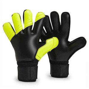 Gants de gardien de but en PU respirant de haute qualité, avec forte adhérence, protection des doigts et du pouce, fermeture à enfiler personnalisable, sur mesure - Product Image 1