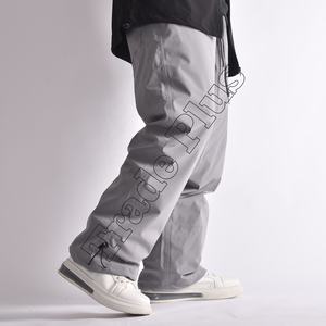 Pantalones de Nieve Impermeables Grises de Último Diseño con Cintura Ajustable con Cordón, Puños Ajustables y Aislamiento Térmico para Invierno - Product Image 3