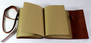 Cuaderno de Cuero Personalizado de Lujo, Agenda Diaria Personal con Tapa Impresa con Frases de Gratitud, Cuaderno de Dibujo y Diario - Product Image 4