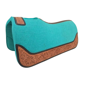 Tapis de selle western en feutre de laine naturelle de haute qualité, sur mesure, pour chevaux – Équipement équestre premium pour ranch - Product Image 2