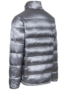 Mens Casual <b>Silver</b> Down Puffer <b>Jacket</b> - Product Image 2