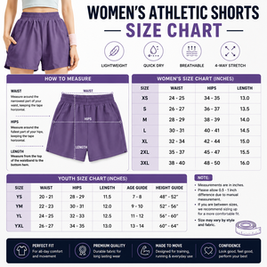 Custom Women’s Athletic Running Shorts Lightweight Quick Dry High Waist <b>Elastic</b> <b>Waistband</b> Workout Gym Fitness Sports Shorts - Product Image 5