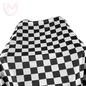 Capa de Peluquería Impermeable y Antiestática de Poliéster Pongee Personalizada a Precio de Fábrica, con Cintura Ajustable y Logotipo Personalizado para Hombre - Product Image 2