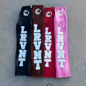 Pantalones de Felpa de Algodón para Descanso y Uso Casual, Tela Suave, Ajuste Cómodo para Hombre - Product Image 2