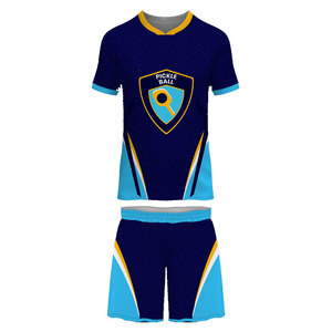 Conjunto Deportivo Sublimado en Negro, Blanco y Verde, Kit de Contraste Unisex para Adultos, Manga Corta, Cuello Redondo, Secado Rápido, para Todas las Temporadas - Product Image 4