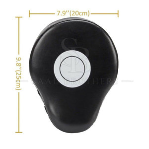 MMA Boxing Training Focus Pads Leather Durable Protective Curved Mitt Design Secure Wrist <b>Grip</b> Sports Training & Coaching Use - Product Image 4