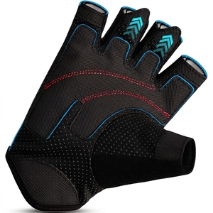 Guantes de Ciclismo de Medio Dedo Personalizados al por Mayor, de Alta Calidad, Transpirables, Antideslizantes, con Soporte para la Muñeca - Product Image 5
