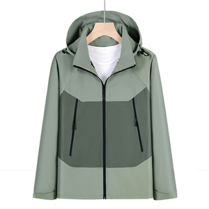 Veste polaire noire à capuche pour homme, col montant, fermeture éclair, coupe-vent, style décontracté, coupe régulière, extérieur en polyester - Product Image 3