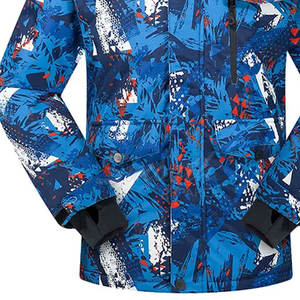 Traje de Esquí para Hombre con Capucha Desmontable, Diseño Moderno, Impermeable, Transpirable, Ropa de Invierno para Exteriores - Product Image 5