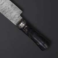Couteau de chef en acier Damas de haute qualité, couteau de cuisine fait main, outil de cuisson professionnel, lame durable, poignée confortable