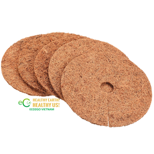 Anneau de paillis biodégradable en fibre de coco pour la lutte contre les adventices, la protection des arbres et l'aménagement paysager en jardinage (vente en gros) - Product Image 5