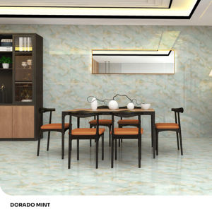 Carrelage en porcelaine à surface brillante haute performance 600x1200mm 60x120cm 24x48 pouces, grand format, solution décorative pour murs et sols - Product Image 1